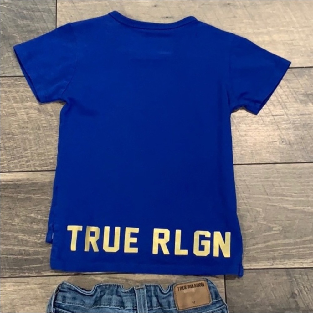 Authentic True Religion designer signature Jeans & tee shirt Sz
2T - Picture 6 of 8